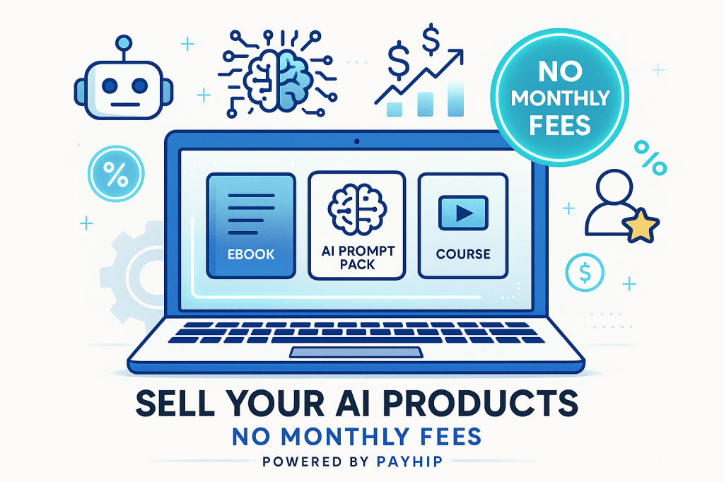 How I Sell My AI Tools and Digital Products on Payhip (No Monthly Fees, No&nbsp;Headaches)